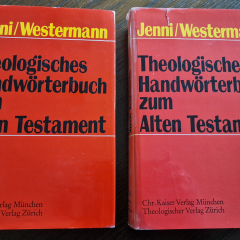 Theologisches Handwörterbuch zum Alten Testament (THAT), Bd.1 og 2