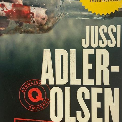 Jussi Adler-Olsen: "Flaskepost fra P" . Krim. Paperback