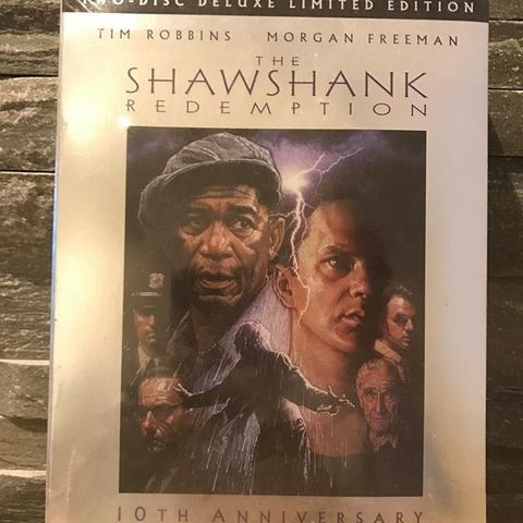 THE SHAWSHANK REDEMPTION  Limited Deluxe Edition DVD med CD og poketbok