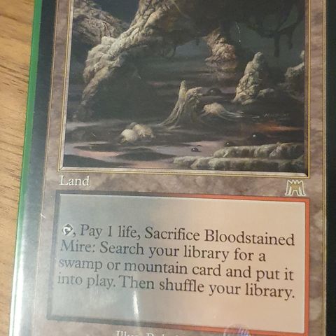 Magic the gathering kort. Bloodstained Mire