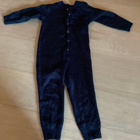 Dress/tykk pysj i ullfrotté, str 3 år