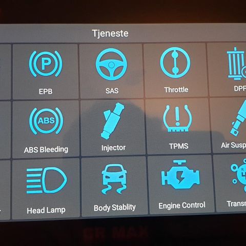 Feilkodeleser/diagnoseverktøy - utleie // iCarsoft CR Max