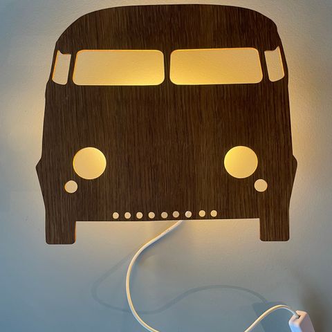 Ferm living lampe bil eik