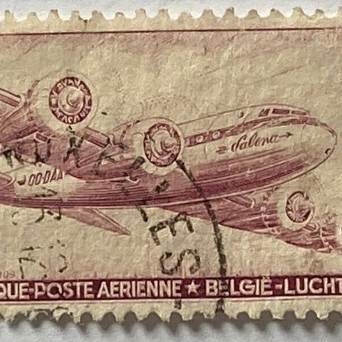 Belgia 1946 Luftpost  AFA 741  Stemplet