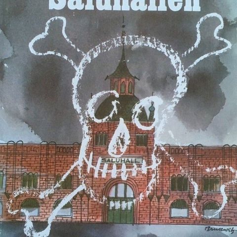 Vic Suneson: "Skandal i Saluhallen". Kriminalroman. Svensk