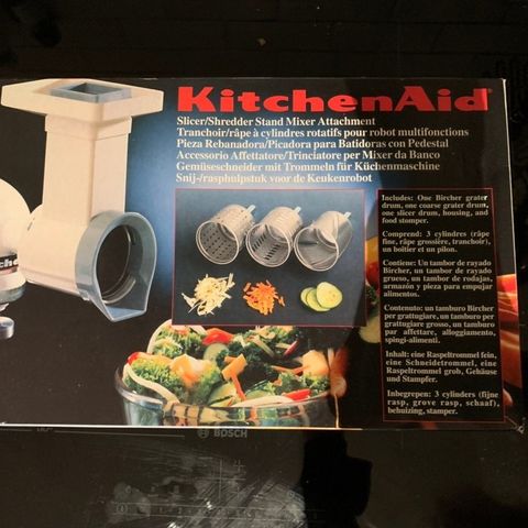 KitchenAid Artisan kjøkkenmaskin tilbehør, slicer/cutter/shredder Model 5MVSA