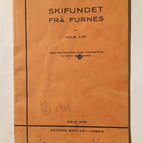 NILS LID / SKIFUNDET FRÅ FURNES (HEDEMARK FYLKE)