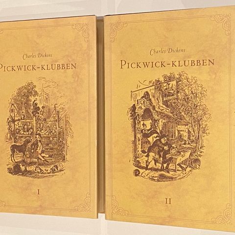 Charles Dickens Pickwick klubben bind 1 og 2 selges samlet