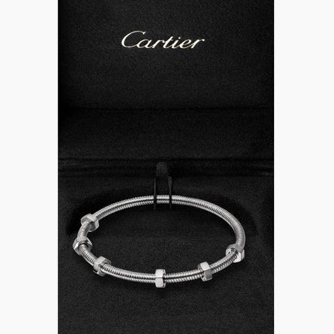Cartier Ecrou bracelet rhodiumised white gold