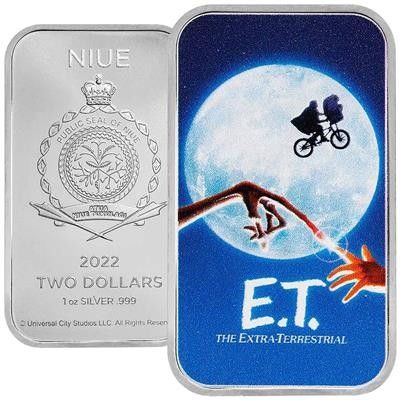 Niue 2022 E.T. - THE EXTRA-TERRESTRIAL™ - 1 OZ 40 YEARS - MOVIE POSTER