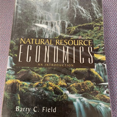 Natural resource economics - an introduction