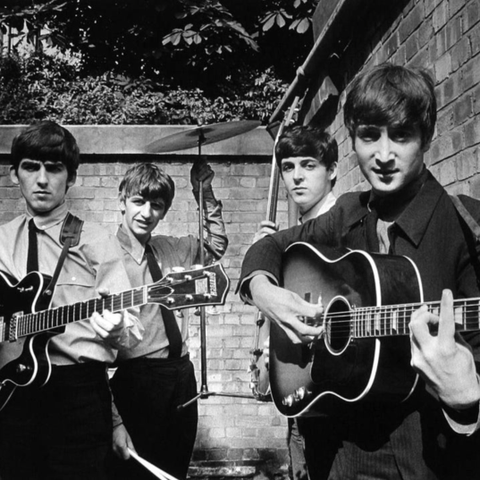 Fotokunst av Terry O´Neill - "The Beatles At Abbey Road, 1963"