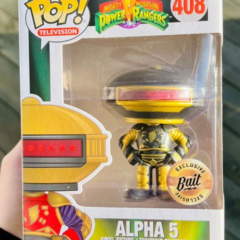 Funko Pop! Alpha 5 (Black & Gold) | Mighty Morphin Power Rangers (408) BAIT Excl