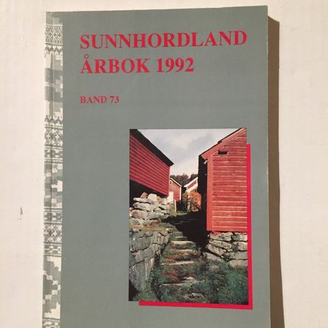 SUNNHORDLAND ÅRBOK 1992