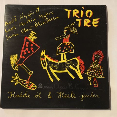 TRIO TRE / KALDE ØL OG HEITE JENTER - 2 X VINYL LP (SIGNERT)