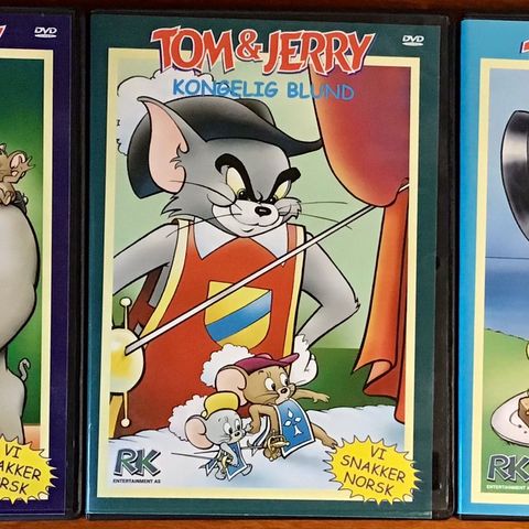 Tom & Jerry DVDer samling 🔥ALT SOM NY!! 🚨Ny priser