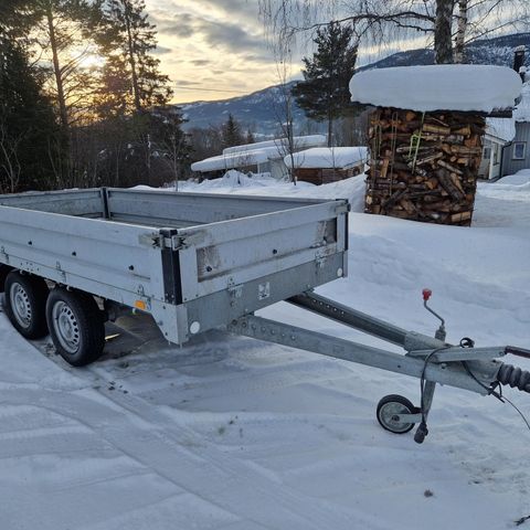 Utleie av henger Gaupen varehenger nyttelast 1580 kg