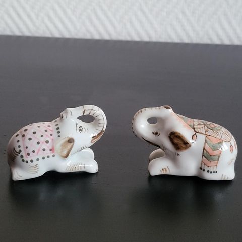 2 elefanter keramiker