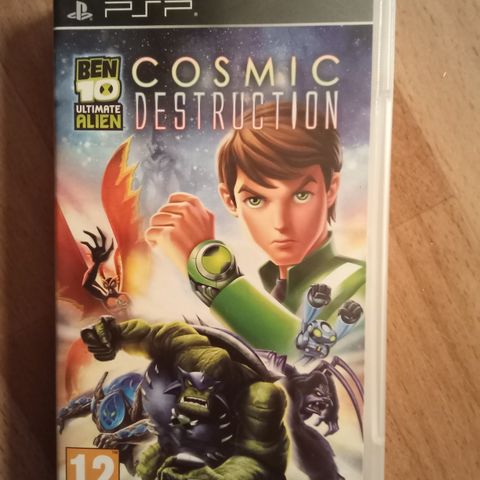 PSP Ben 10 ultimate alien Cosmic destruction spill tilsalgs