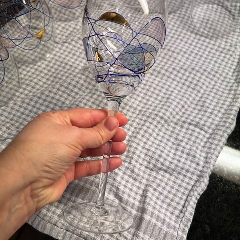 Kunstglass - vinglass