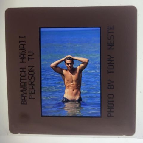 03. Jason Momoa Original 35mm slide fotografi  Baywatch Hawaii