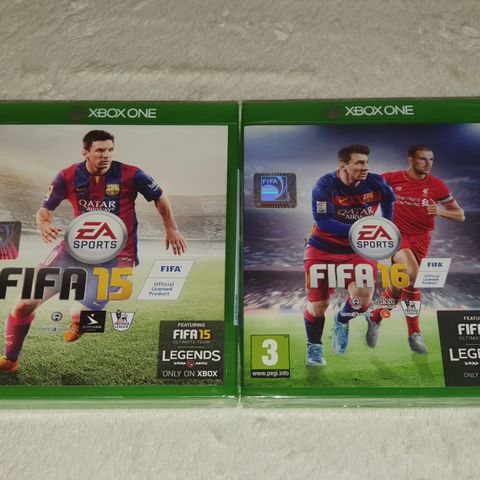 FIFA 15 + 16 | Forseglet | Xbox One