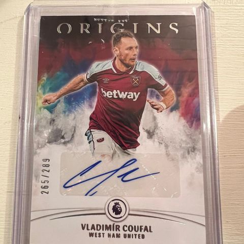 Vladimir Coufal Origins auto fotballkort 265/289