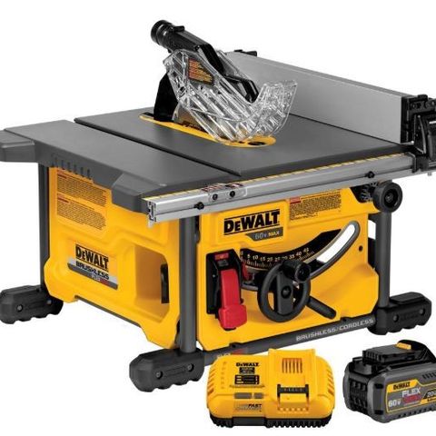 Utleie - Dewalt Flexvolt Bordsag/Ribbesag Batteridrevet