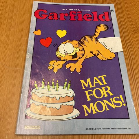 GARFIELD Nr. 5 - 1987