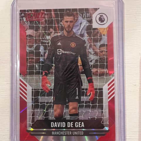 David De Gea score red laser fotballkort