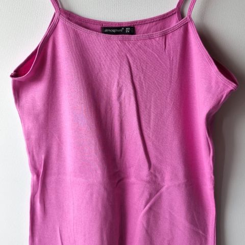 Rosa singlet i fargen "Candy" fra London str 44