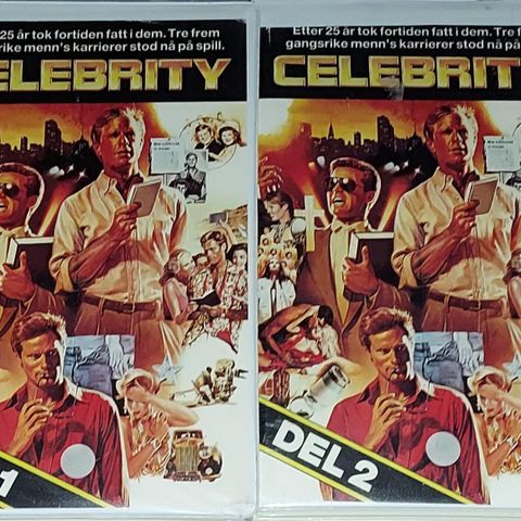 VHS BIG BOX.CELEBRITYN DEL 1 & 2.Miniserie.