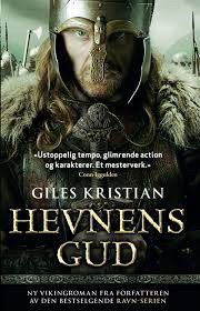 Giles Kristian sin bok Hevnens Gud. Innbundet utgave til salgs.