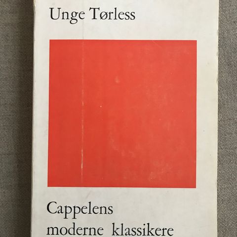 Unge Tørless av Robert Musil