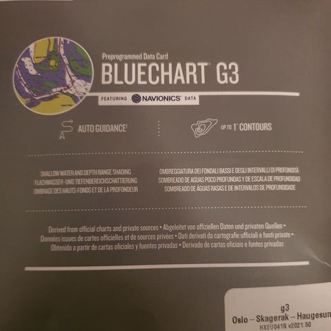 Garmin Bluechart G3