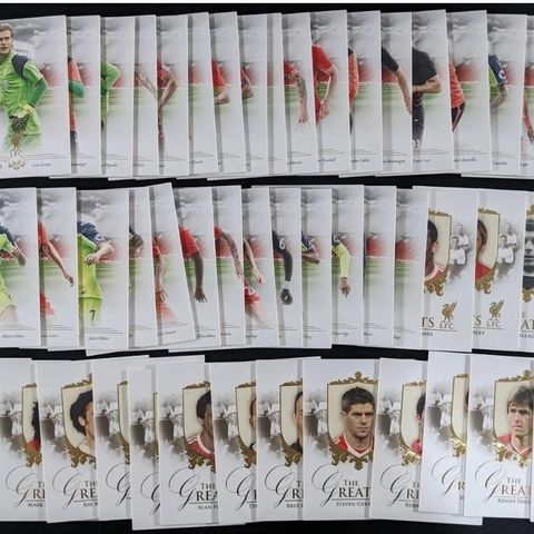 2016 Futera Unique Liverpool base card set