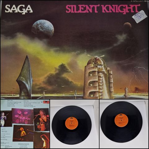 VINTAGE/RETRO LP-VINYL "SAGA/SILENT KNIGHT 1980"