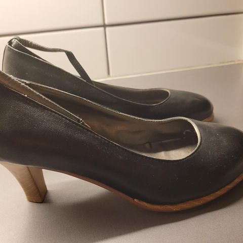 Sko pumps m/hel Str 39