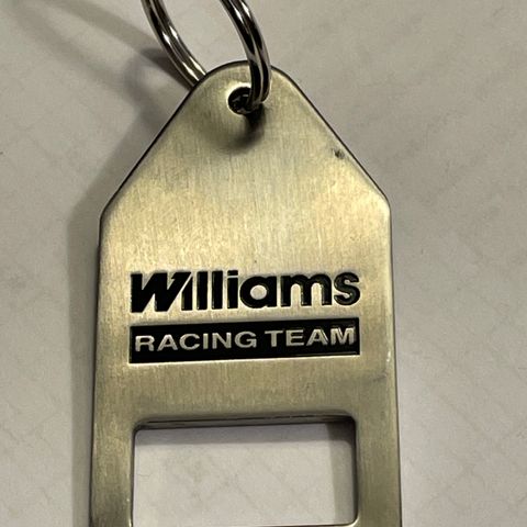 Williams Racing Team flaskeåpner nøkkelring