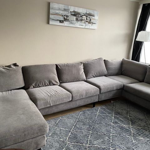 Hjørne sofa/ U sofa -nesten nytt