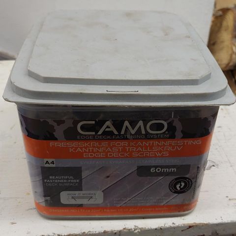 Løsvekt, CAMO Freseskrue A4, 60mm