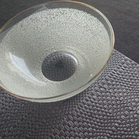 Pulverglass skål