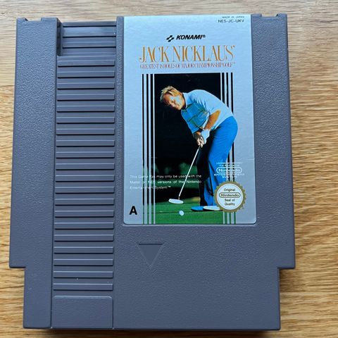Nintendo NES Jack Nicklaus' Greatest 18 Hole of Major Championship Golf