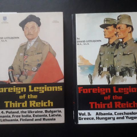 Foreign Legions of the Third Reich. To bøker.