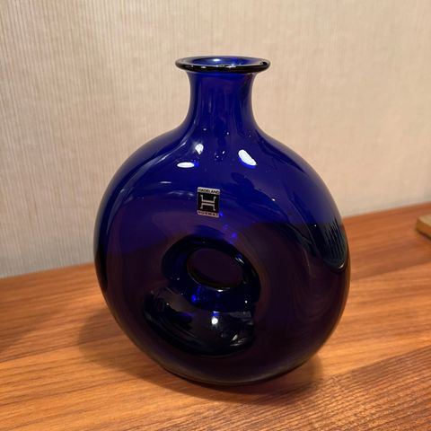 Hadeland vase, blå