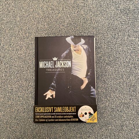 Michael Jackson bok/dvd