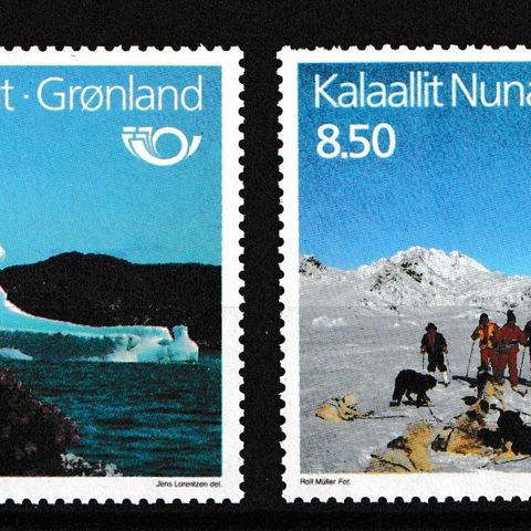 GRØNLAND 1991 - NORDEN TURISTMERKER  (G-1)