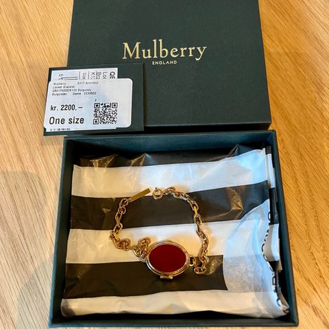 Nytt! Mulberry Locket Bracelet