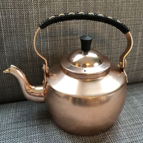 Retro kaffekjele i eloksert aluminium, 1L