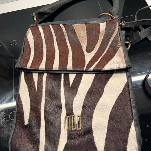 Moo Zebra bag cow leather